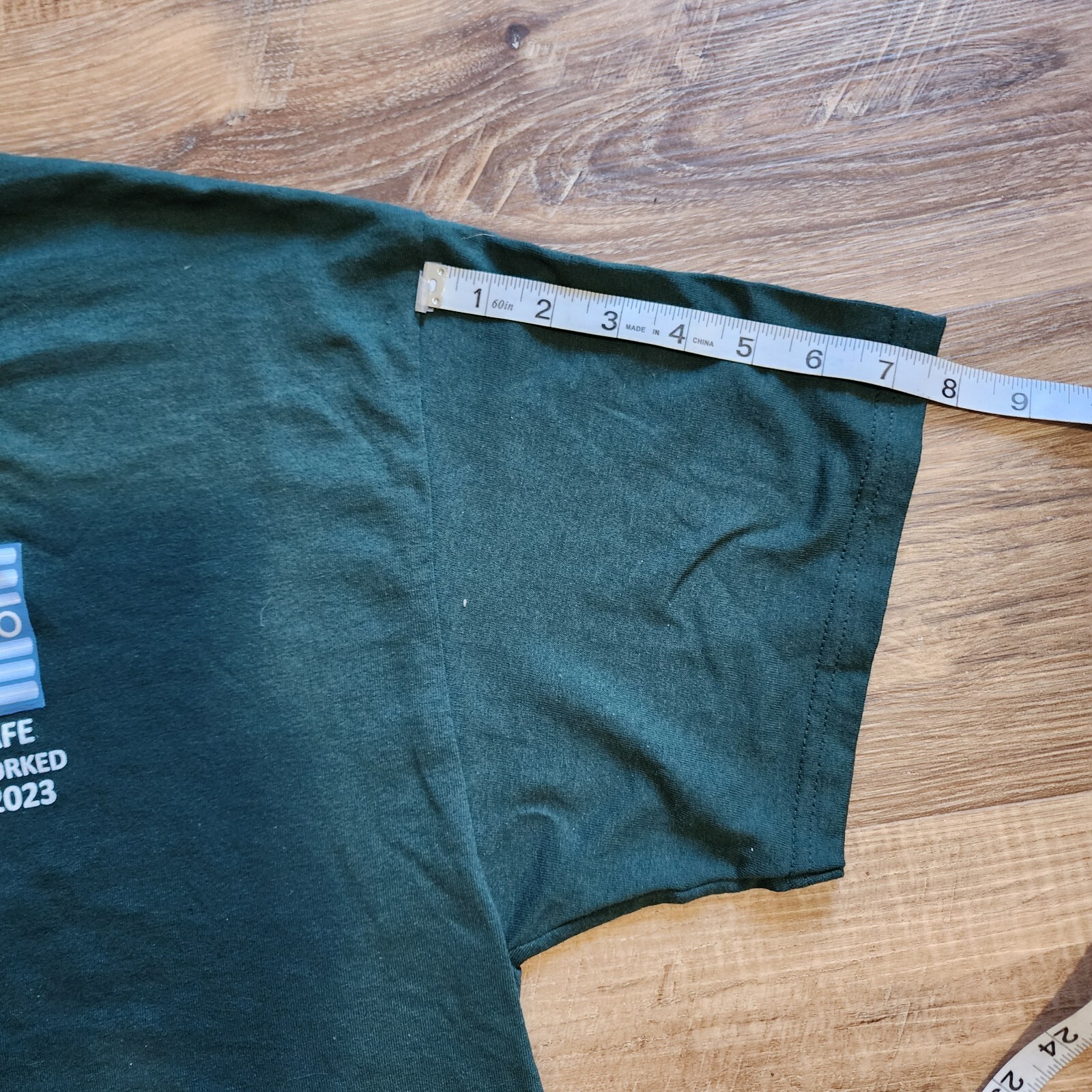 T-shirt with Company Logo & Matching Baseball Cap SIZE XL Dark Green Trucker gallery