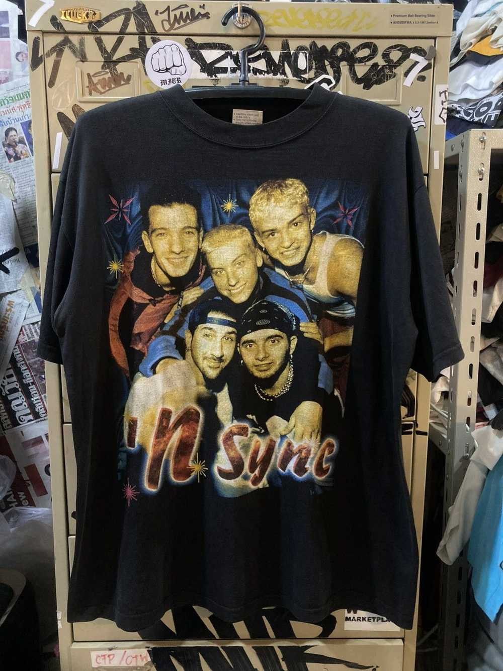 Rare ’N Sync Unisex Cotton T-Shirt Full Size Christmas Style