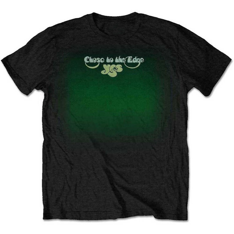 Vintage YES Close to the Edge Band Black Men All size gift Family Shirt E453
