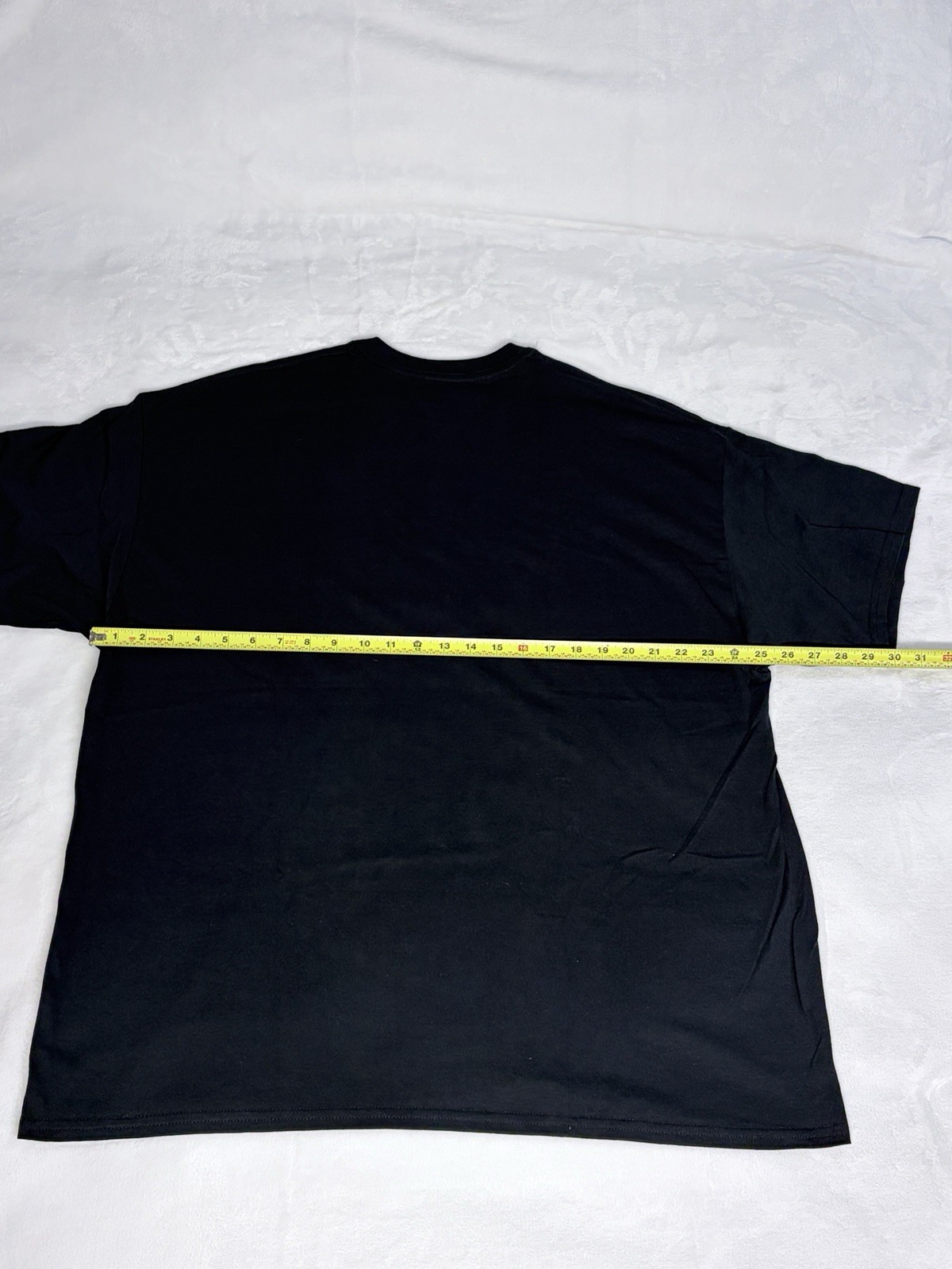Gildan 2XL Black & White Cotton Crew Neck Short Sleeve Men's Unisex T-Shirts gallery