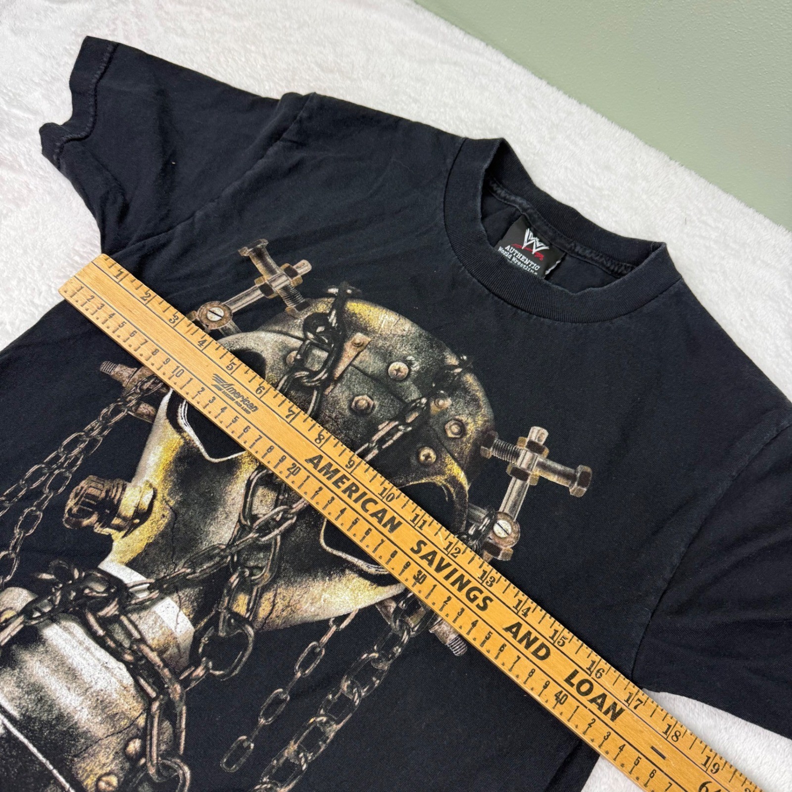 WWE Randy Orton Gas Mask Graphic T-Shirt Men Small Black Legend Killer Wrestling gallery