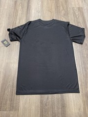 US Army Large Flag Logo Black Performance T-Shirt Military Official Licensed New