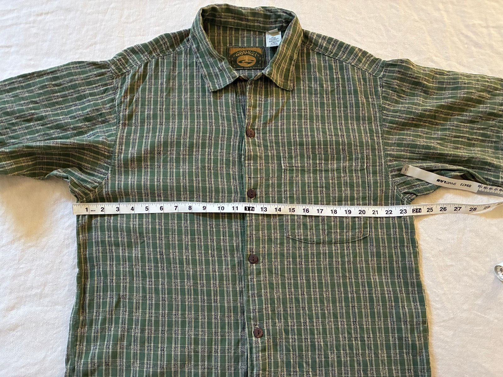 Vintage 90s Gramicci Short Sleeve button up Made In USA Boxy L Gorpcore gallery