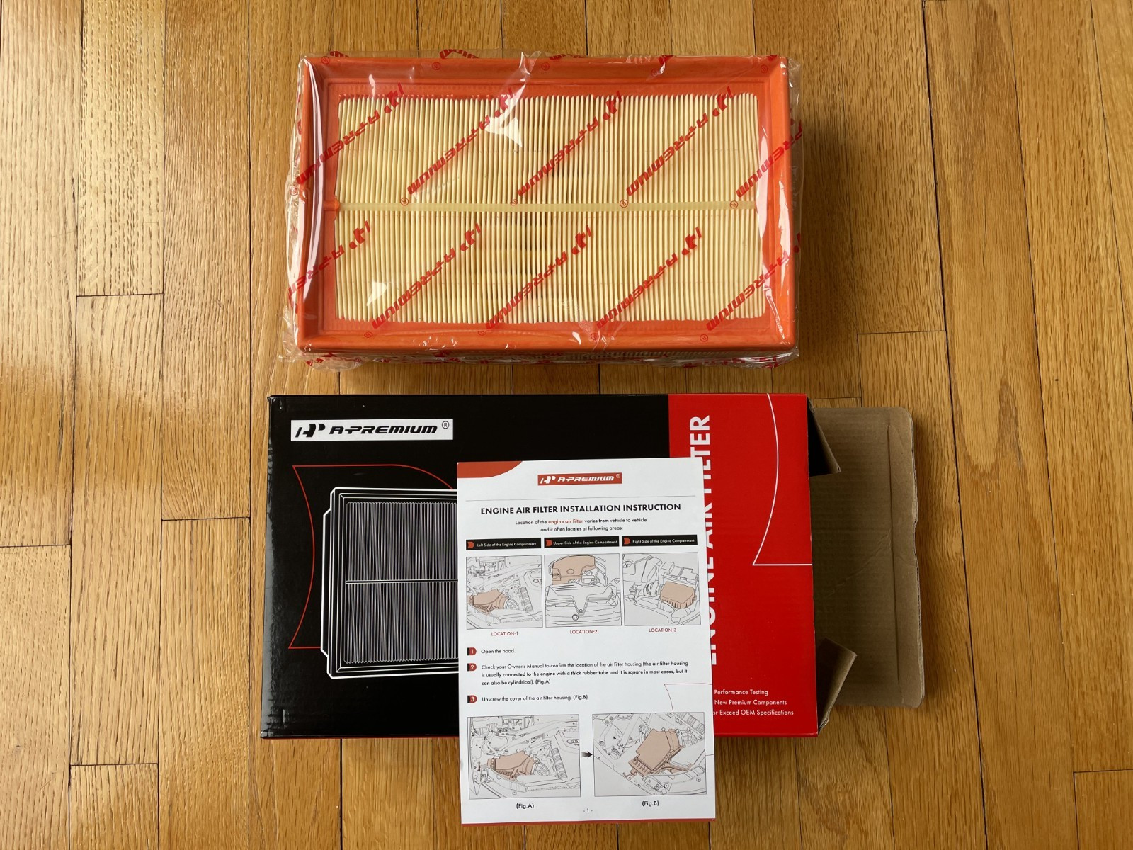 NEW A-Premium Engine Air Filter Compatible with Audi A3, A3 Quattro, Q3, S3, ETC