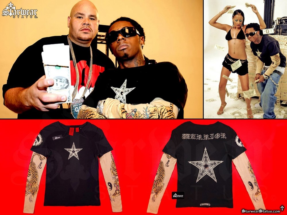 🔥LIL WAYNE A&G Cashmere x Chrome Hearts Crystal Y2K Rap Tee Celebrity Wardrobe!