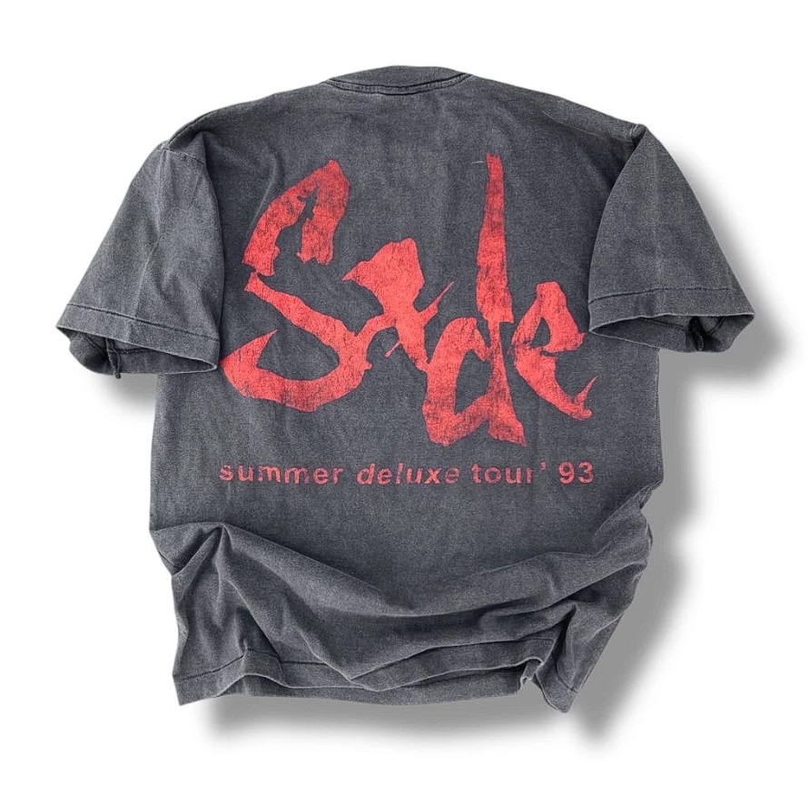 Vintage SADE T shirt XL LOVE DELUXE Summer Tour 1993 Black Faded Modern REPRINT gallery