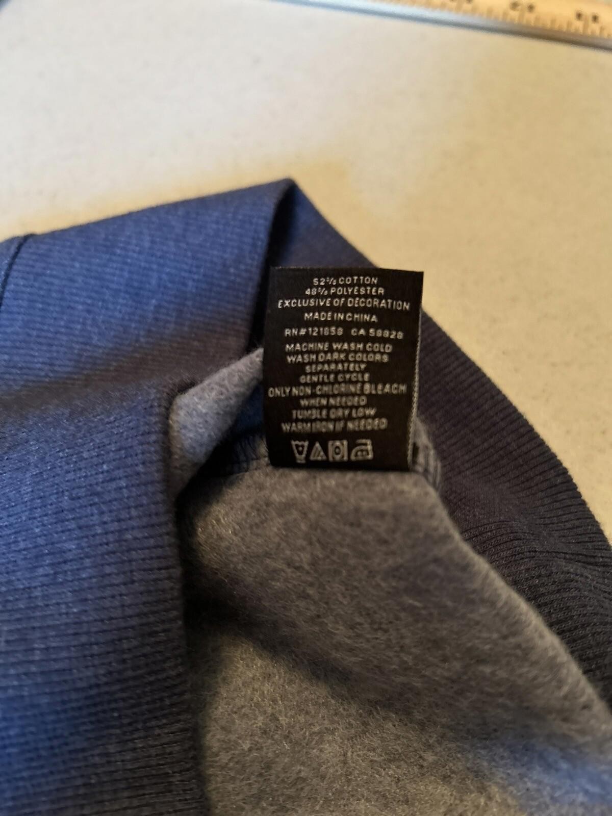 CLSC Life 1/4 Zip Pullover Mens Size Large Blue Sweatshirt New gallery