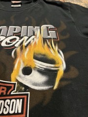 🔥VINTAGE HARLEY DAVIDSON MOTORCYCLES T-SHIRT SMALL PUMPING IRON USA MADE