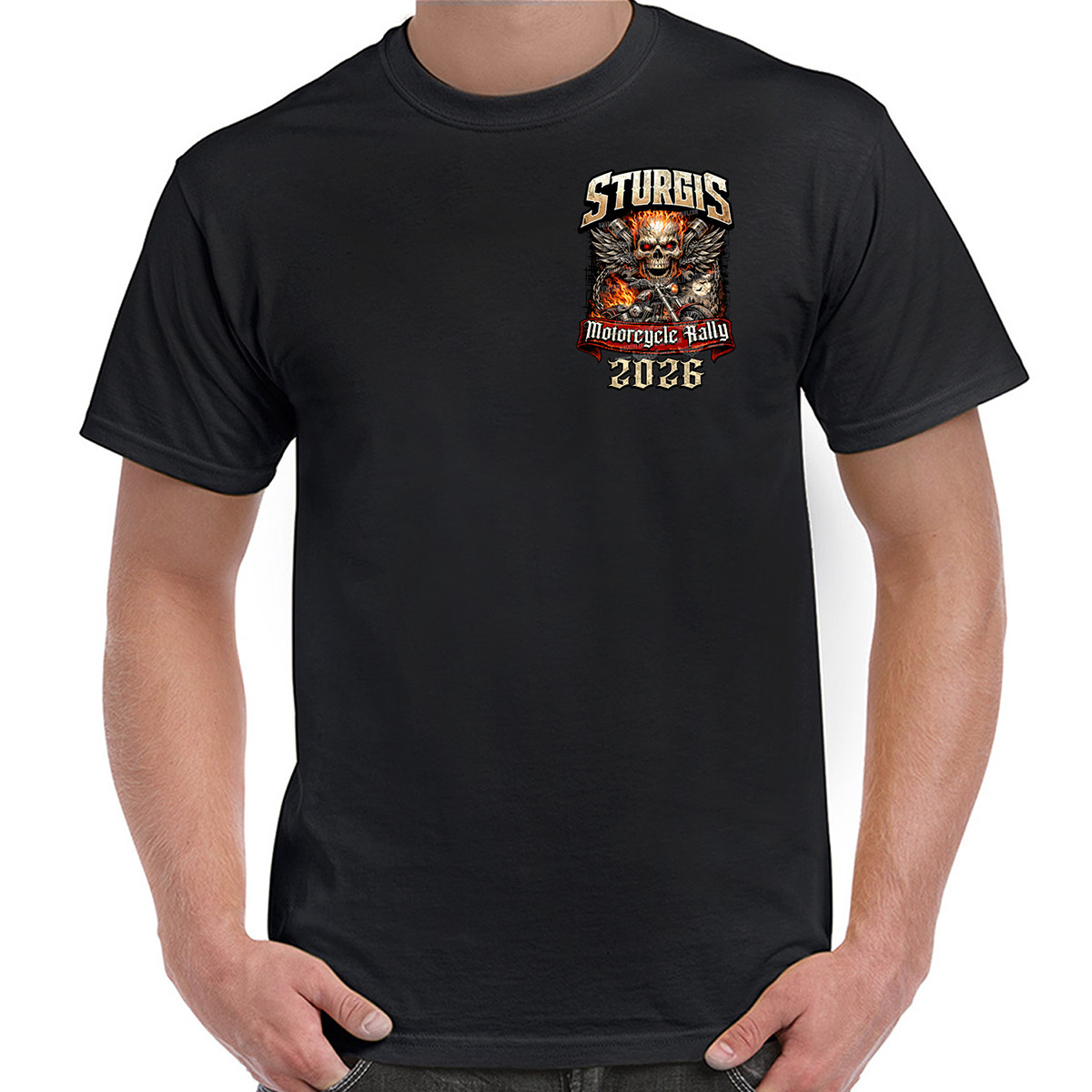 T-Shirt 2026 Sturgis Motorcycle Rally Ride to the Grave No Harley gallery