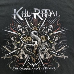 Kill Ritual The Opaque And The Devine Album Logo Medium T Shirt Thrash Band Tee