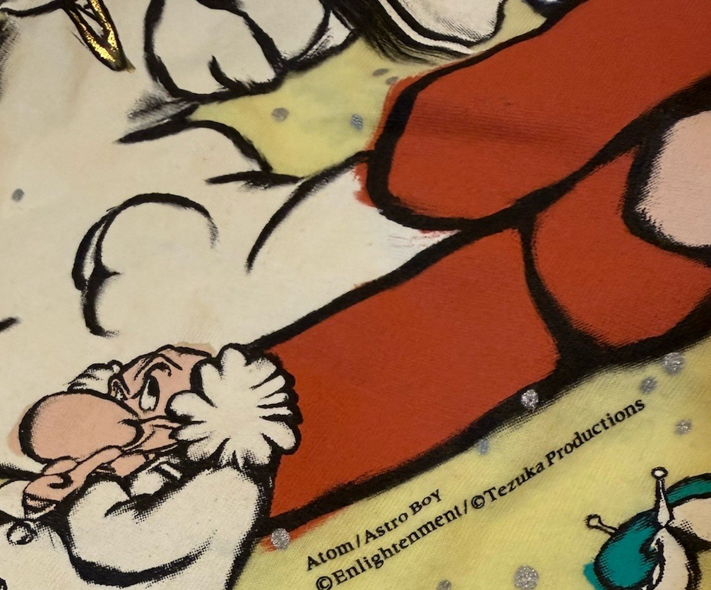 Rare Astro Boy Atom Tee T Shirt by Tezuka Production Japan Anime Yellow Large 💎 gallery