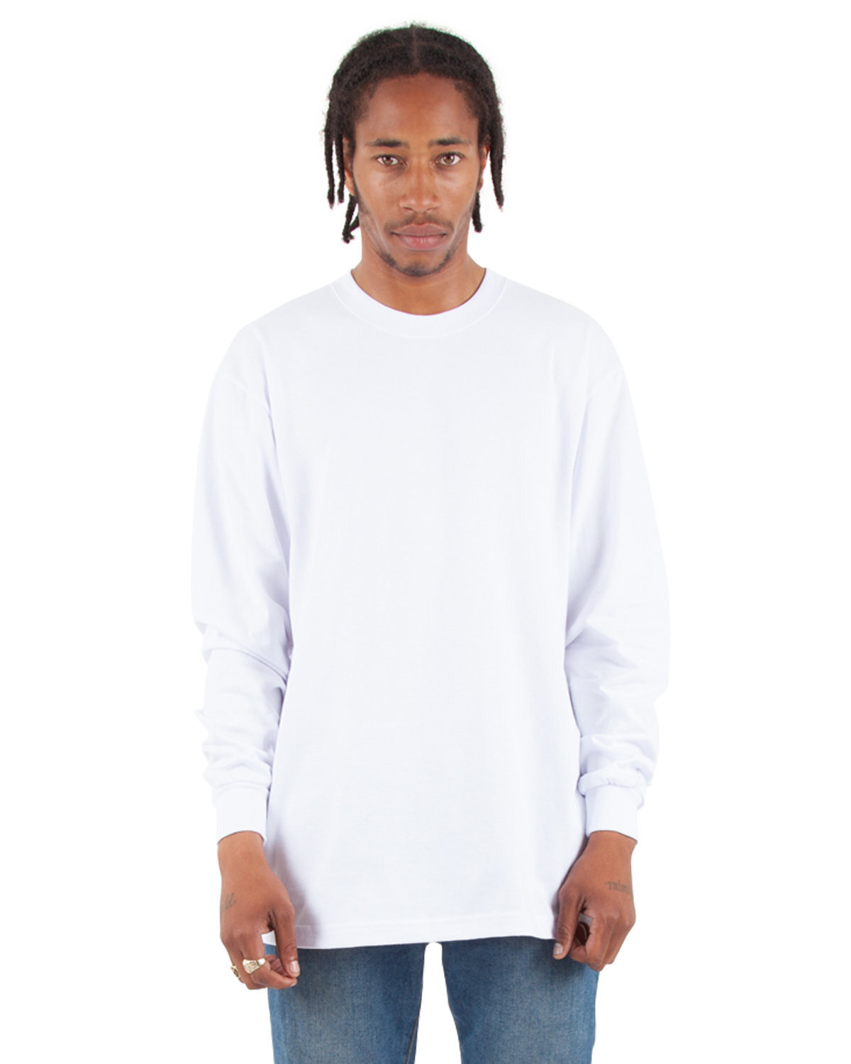 3 Pack Of Shaka Wear Adult Max Heavyweight Long Sleeve Stylish T Shirt SHMHLS