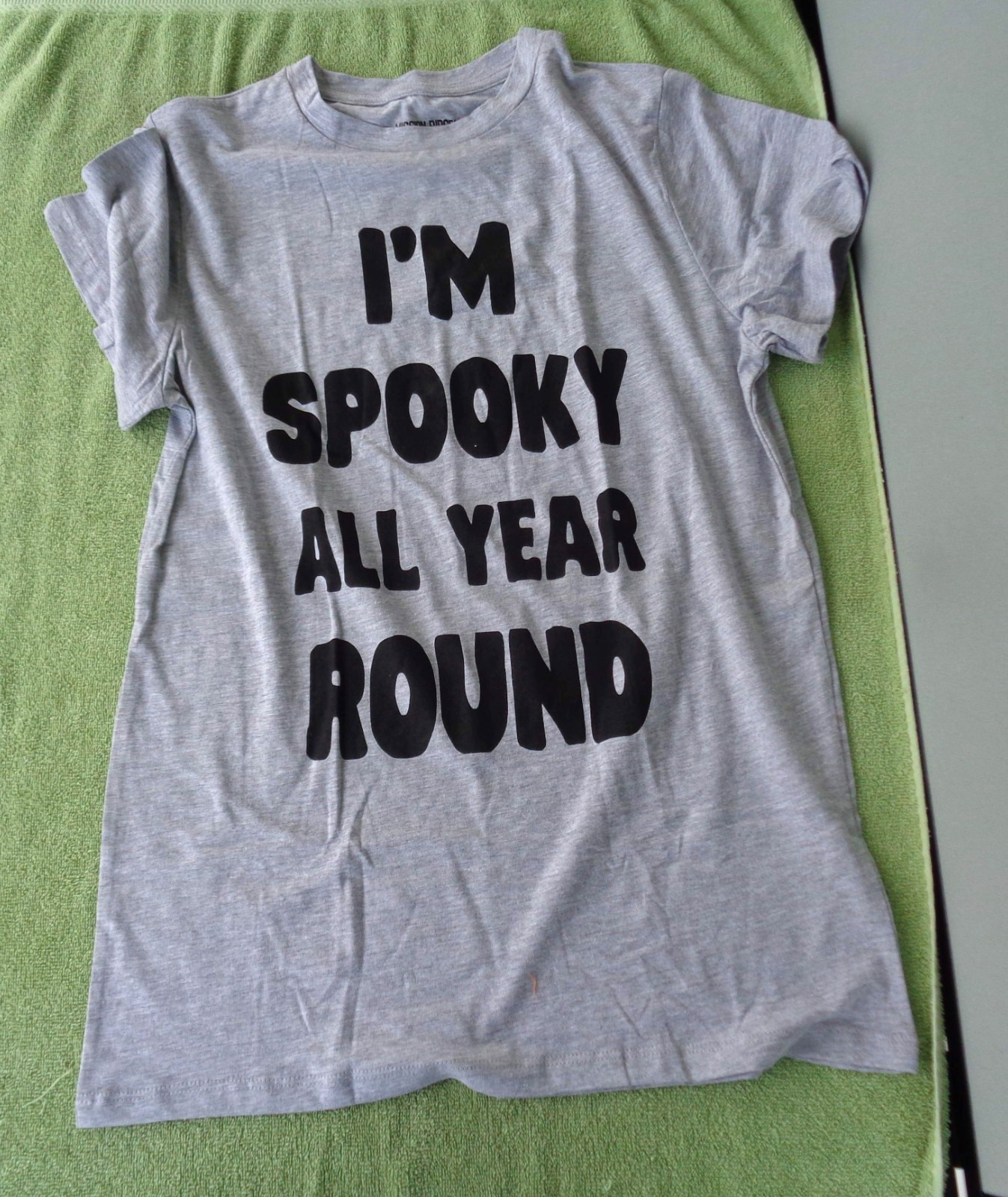 Mission Ridge Men’s Halloween T-Shirt- I’m Spooky All Year Round- Size S- NEW