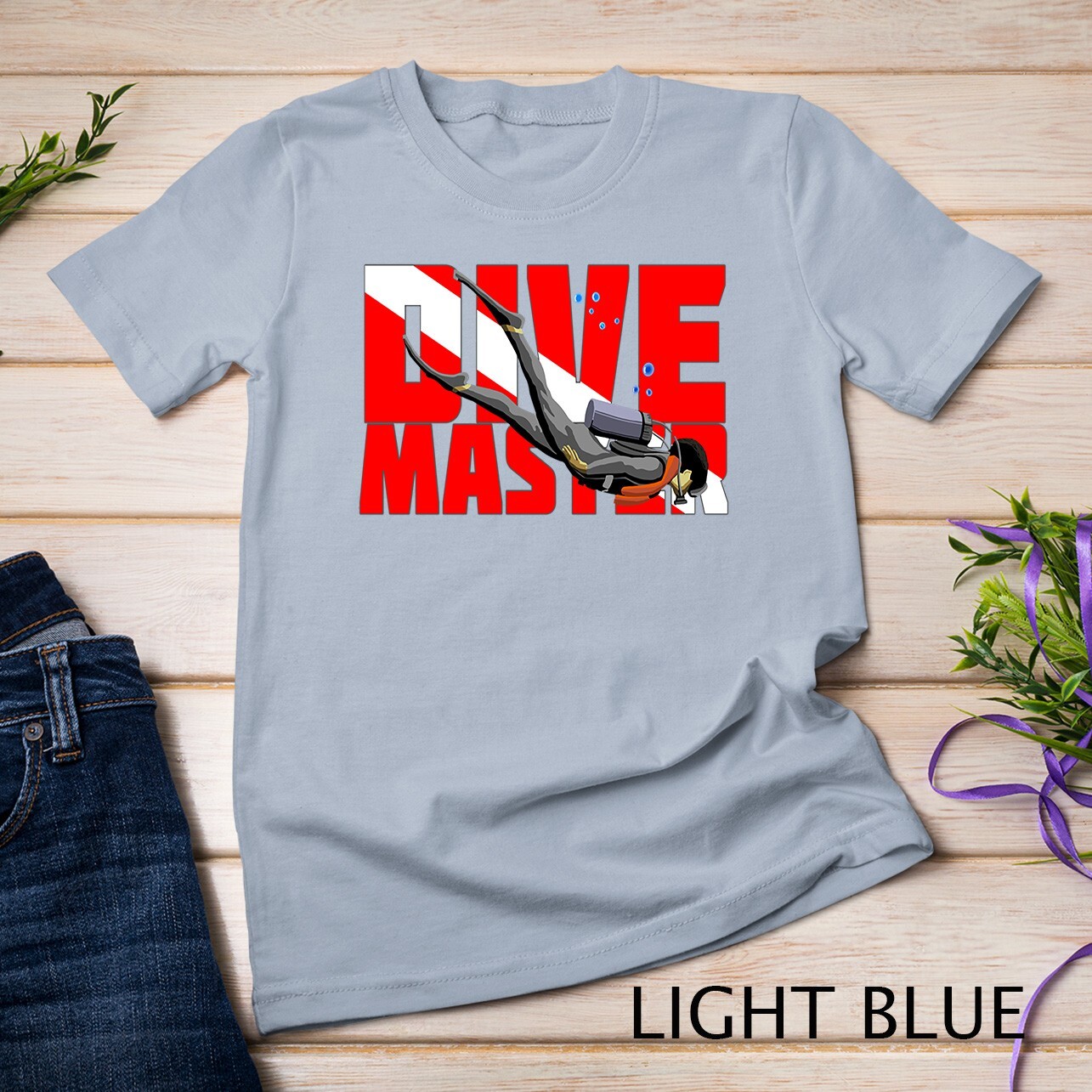 Dive Flag Dive Master Unisex T-shirt gallery