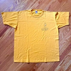 VINTAGE 90s Russell Athletic Blacksburg Academic Athlete Single-Stitch Tee XL
