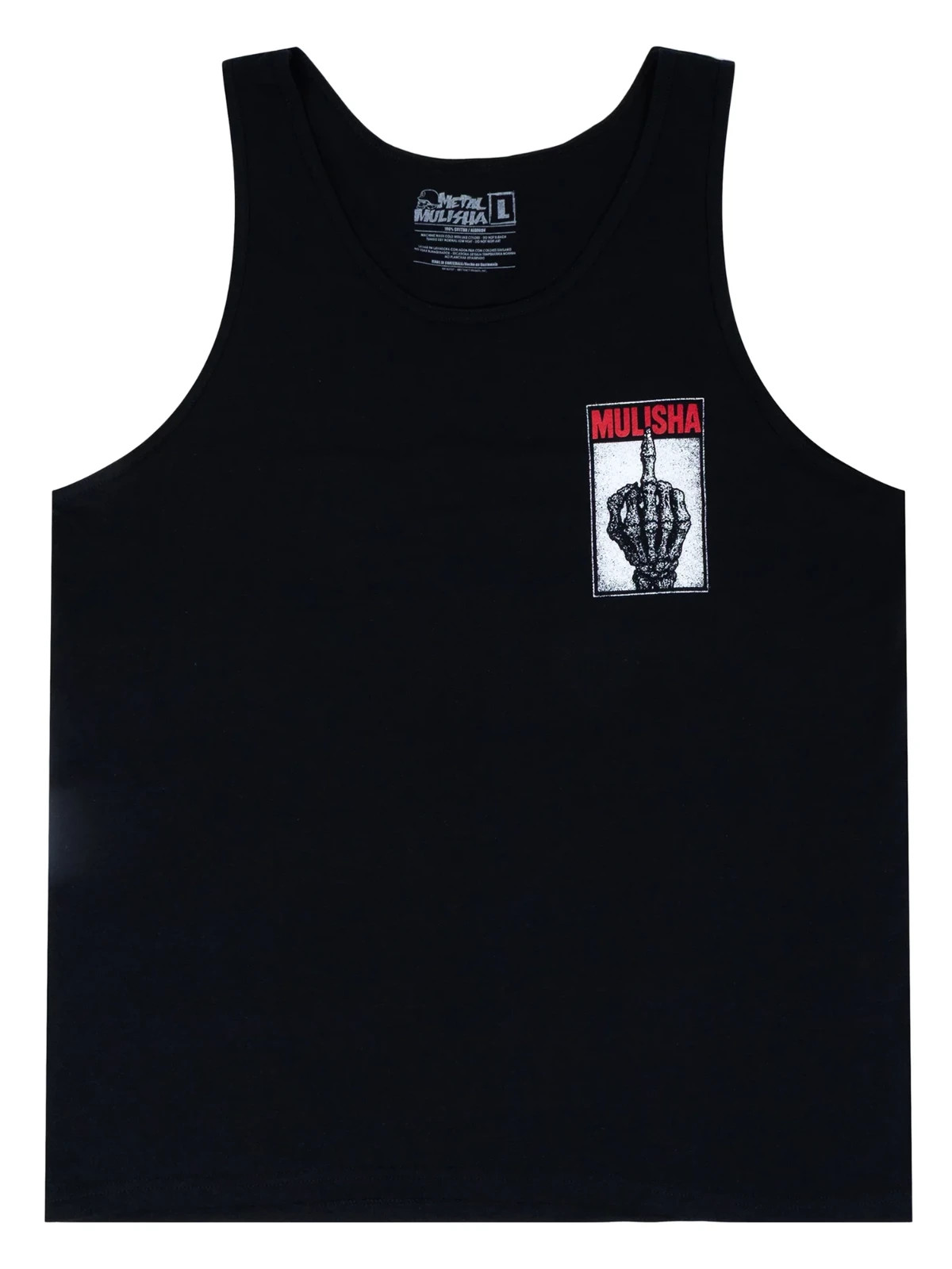 Metal Mulisha Men's Flipper Tank Top Motocross Brand Skeleton Hand Flipping Bird gallery