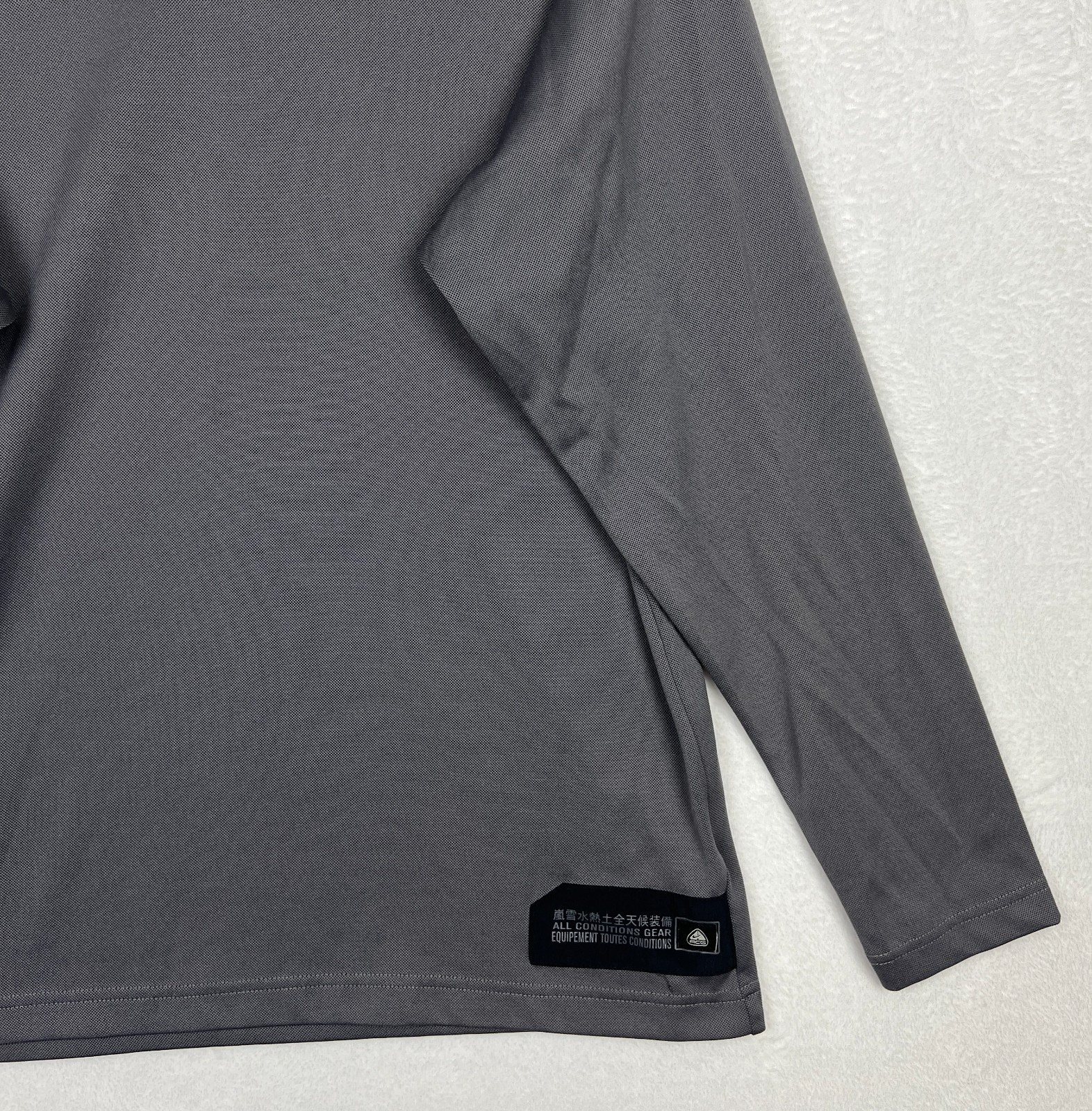 Nike ACG Long Sleeve Shirt Mens Medium Gray Pocket Cargo V Neck gallery