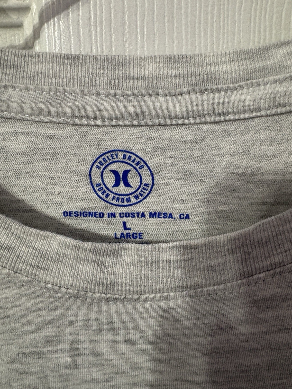 Hurley Men's Gray Graphic T-Shirt SZ L SInce 1999 98 cotton gallery