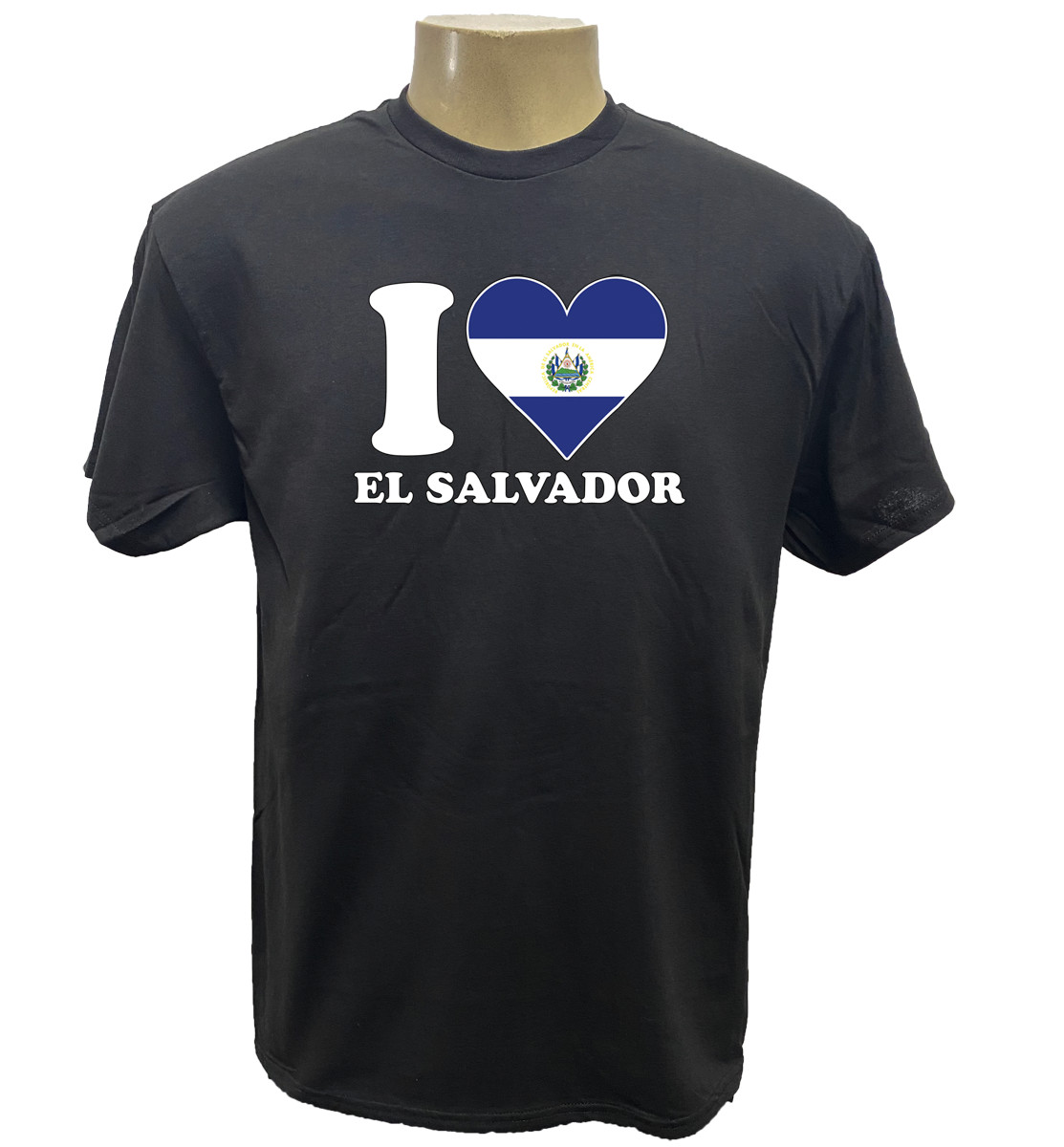 I LOVE EL SALVADOR Heat transfer 100% Cotton Short Sleeve T Shirt Free Shipping gallery