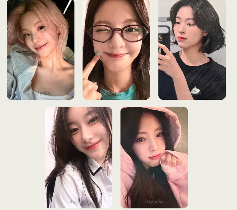ITZY OFFICIAL MOTTO PHOTOCARD GONGBANG MUSIC SHOW BROADCAST POB PAD