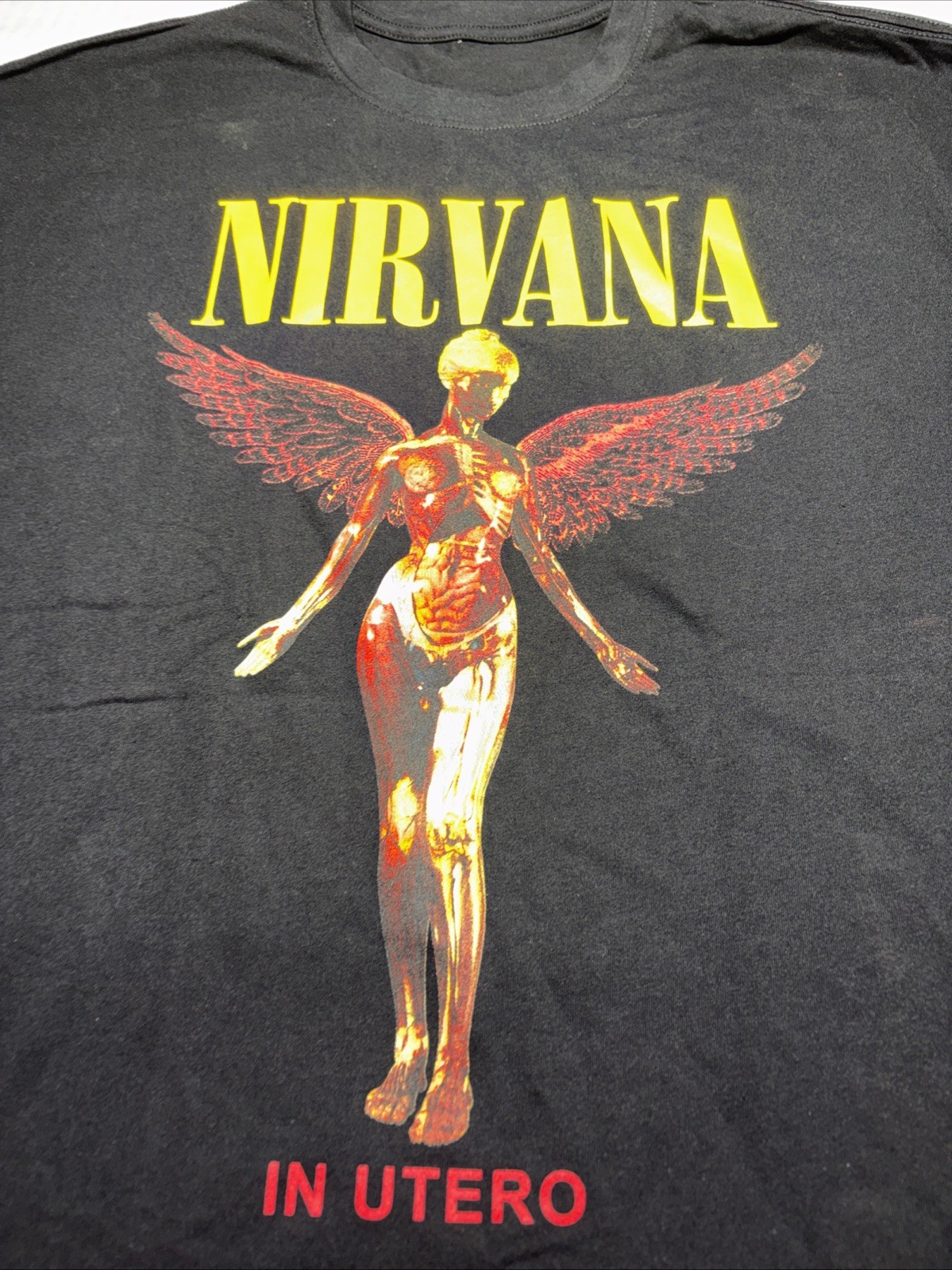 Nirvana Black in utero t-shirt size XL, Nice! gallery