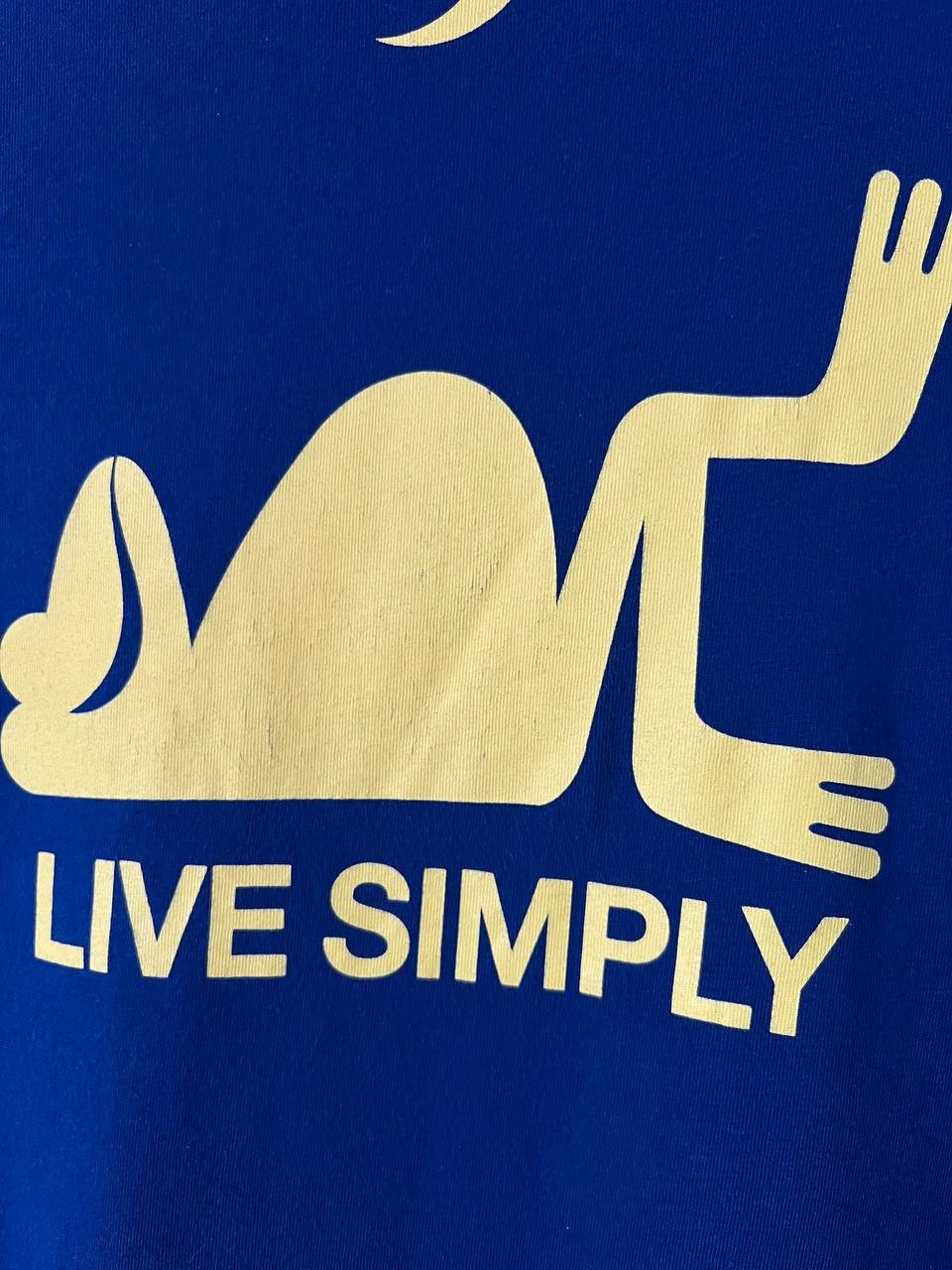 Patagonia Live Simply T-Shirt Blue Outdoor Valley Organic Cotton Size XS gallery
