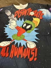 Marvin The Martian Disintegrate Sublimated T-Shirt Logo Vision Rare XXL