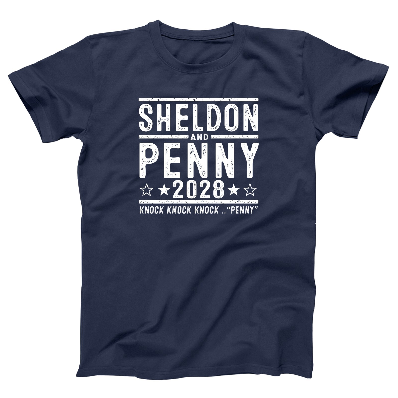 Sheldon and Penny 2028 Election tv show the big bang theory Xs-5x Unisex Tshirt gallery
