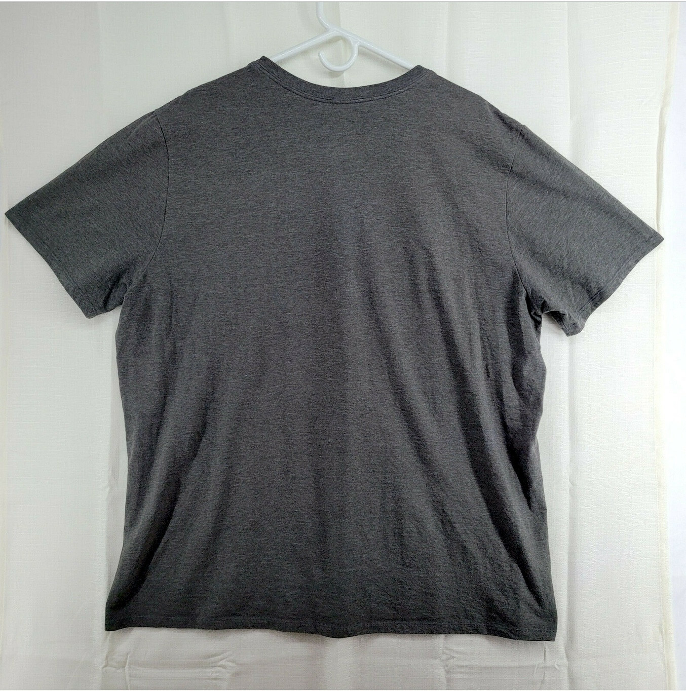 Nike Run Athletic Cut Men's Size XXL Solid Gray Oversized Logo Crew-Neck T-Shirt gallery