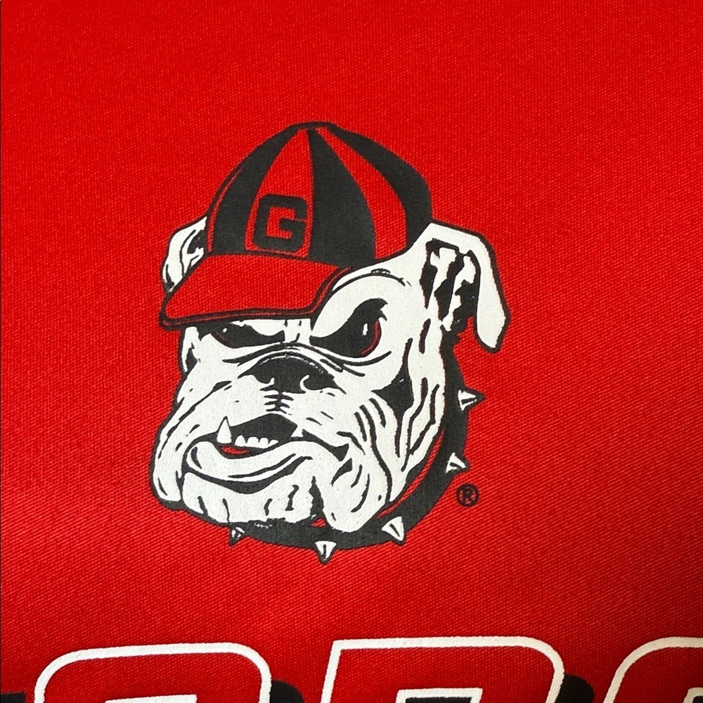 Champion Georgia Bulldogs Long Sleeve Red Performance Shirt Men's XL UGA gallery