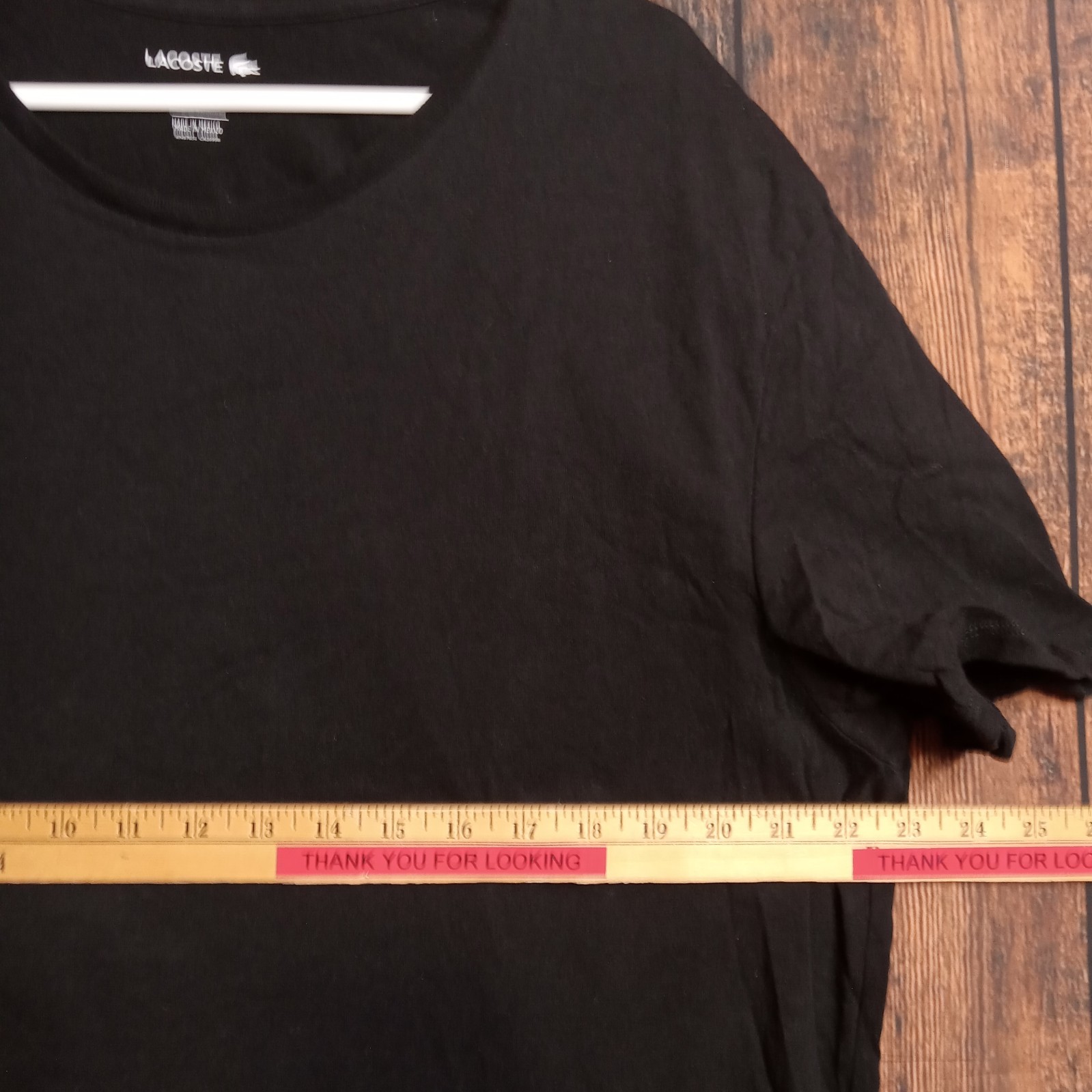 Lacoste Men's Underwear Base Layer T-Shirt short Sleeve XXL Black gallery