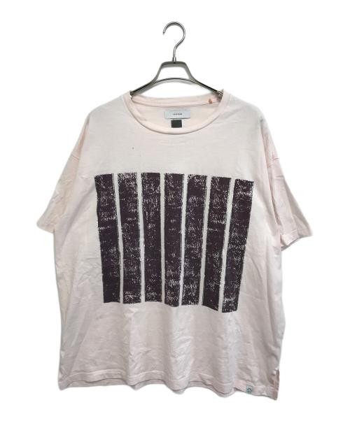 FACETASM 7BARS BIG TEE pink J00-TEE-U03