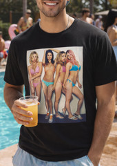 Spring Breakers Bikini T-Shirt ♡ Brit Candy Cotty Faith ✩ Neon Y2K Aesthetic!