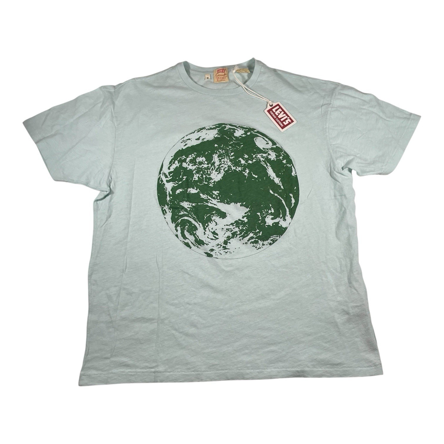 Levis Casuals Vintage Clothing Earth Day T Shirt M Graphic Print NWT 2021 Blue gallery