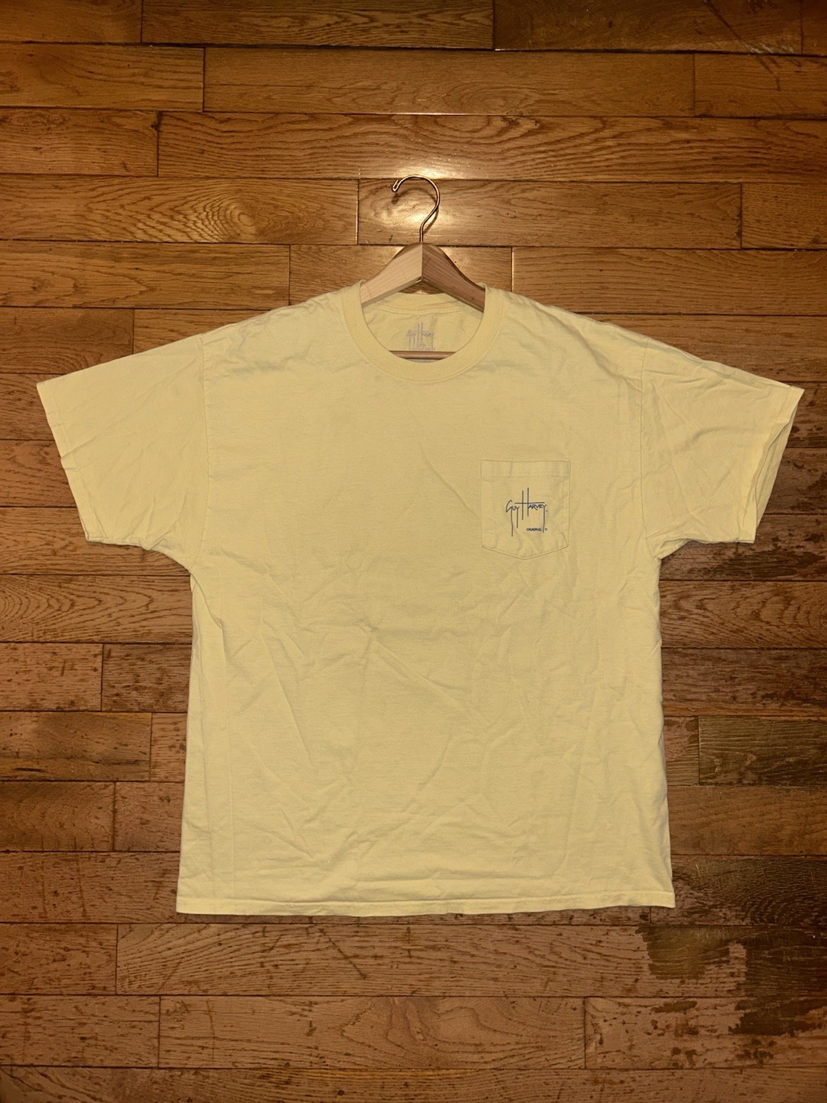 2008 Guy Harvey Tuna Fish Pocket T Shirt XL Yellowfin Fishing Tee XL gallery