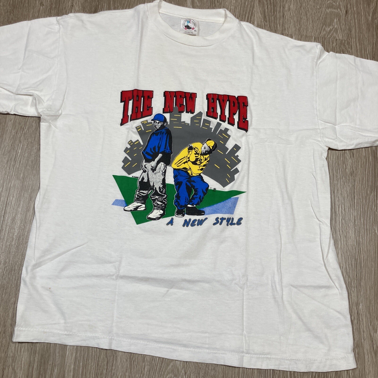 New Hype Shirt XL Vintage 90s 00s Urban Style Streetwear Hip Hop Rap Y2k Tee gallery