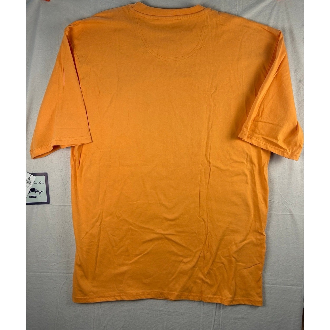 NWT Joe Marlin "Unwind" Performance Pocket T-Shirt - Dreamsicle Orange - Large gallery