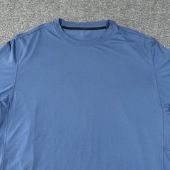 2 Lululemon Men’s Easy Set Train Short Sleeve Shirts Blue Dark Green 2XL LOT