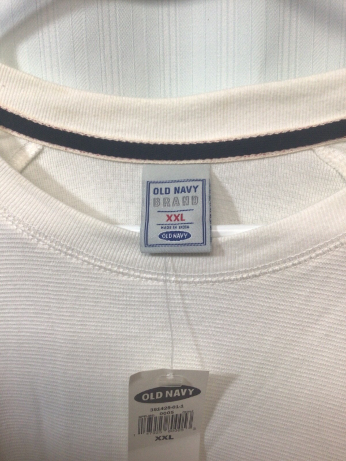 Old Navy White (Heavy Duty) 2XL Long Sleeve T Shirt T2 (New with Tags) gallery