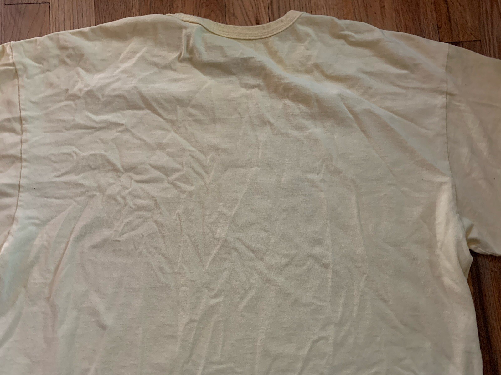 Daniel Johnston Vans Long Sleeve ‘Hi, How Are You’ Shirt, Yellow, Men’s XL gallery