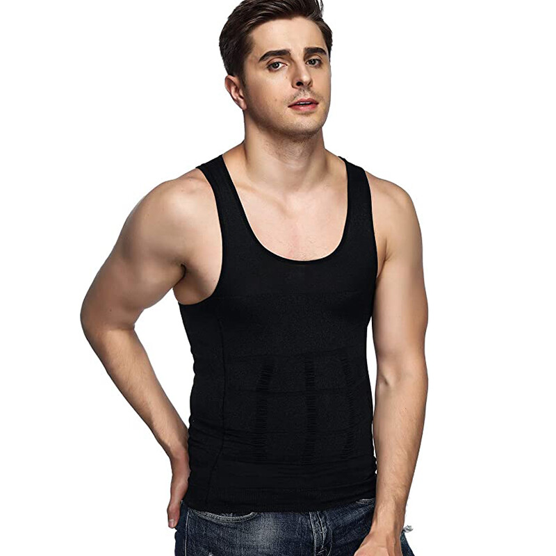 Sculptcore Men's Body Shaper Compression Ionic Shaping Shirt Slimming Tank Top gallery