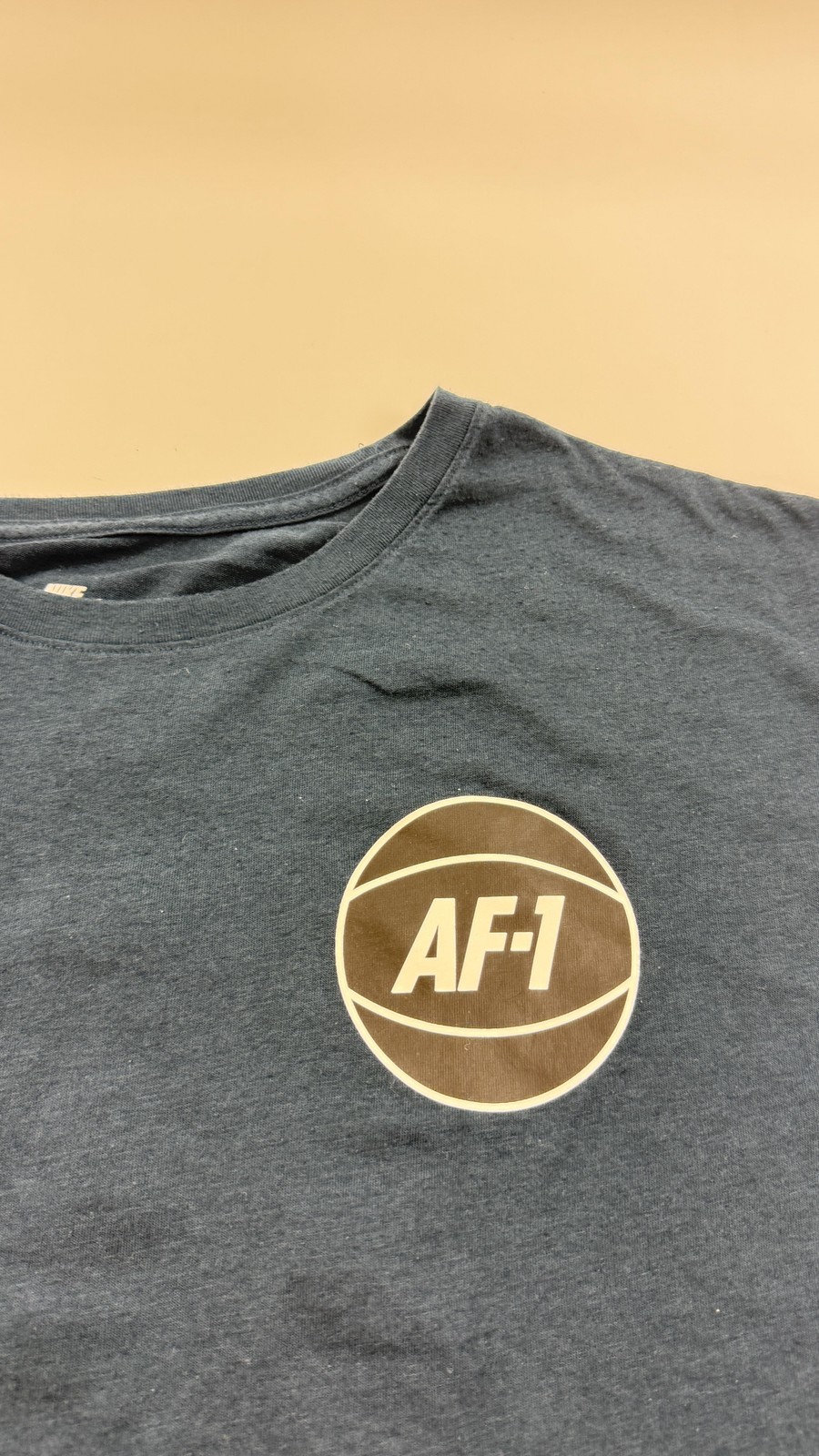 Nike Shirt Mens 2XL Blue AF-1 Air Force 1 82 Jersey Graphic Tri-Blend Tee gallery