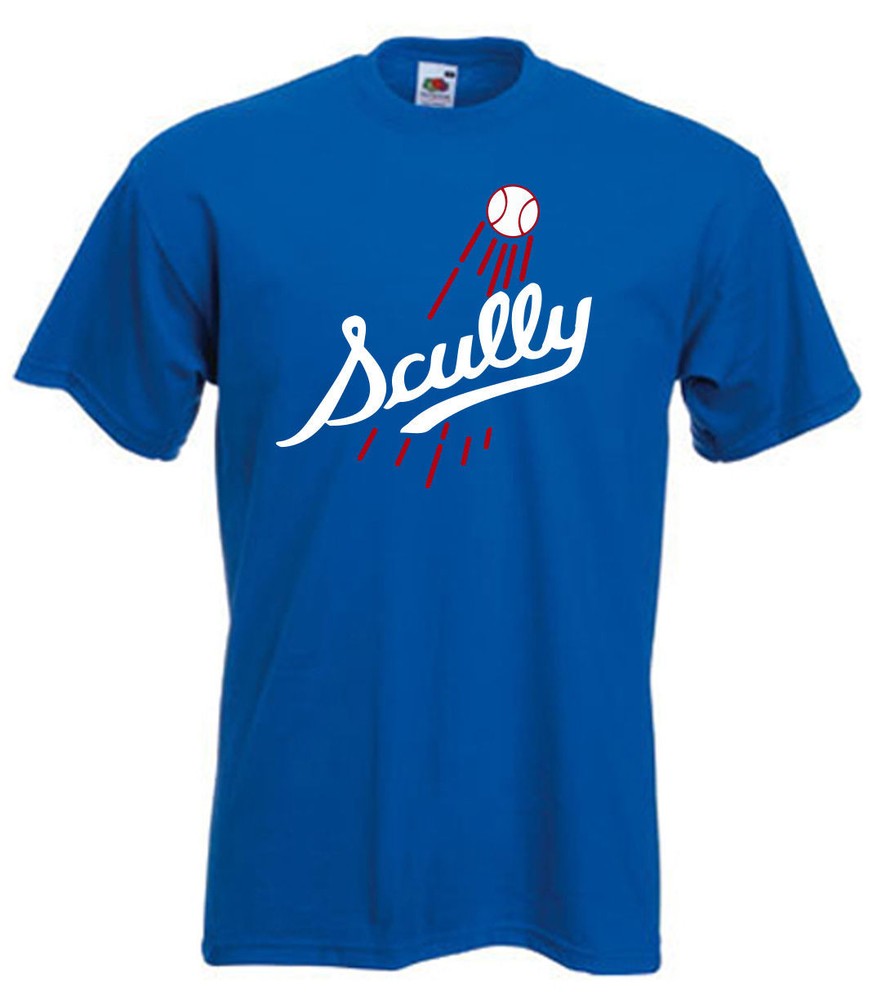 Vin Scully Los Angeles Dodgers “LOGO” Youth & Adult sizes T-shirt S-5XL