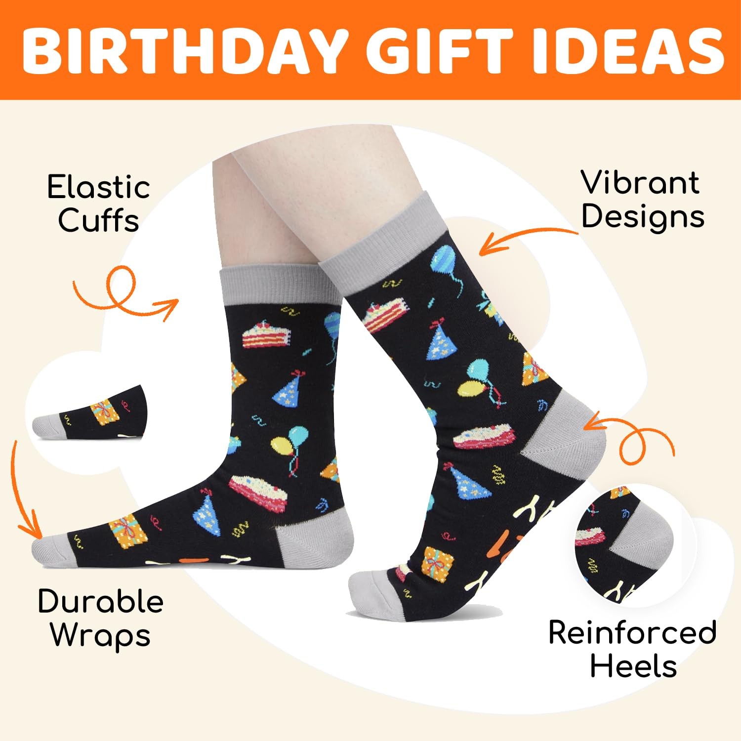 50th Birthday Gifts for Him - Her Socks for 50 Year Old Women Men Male, Happy... gallery