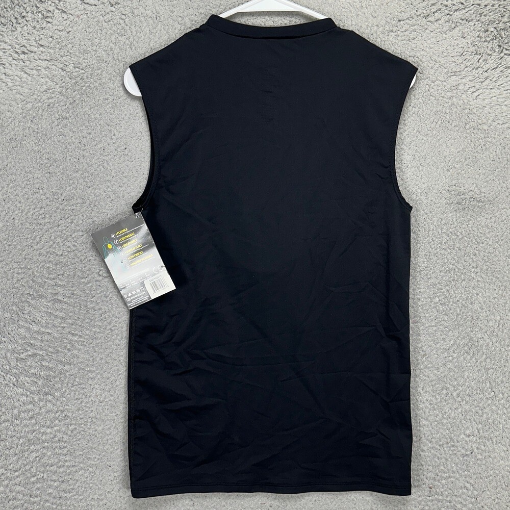 G-Form Mens Tank Top Sternum Shirt Large Black Crewneck Nylon Blend Stretch NEW gallery