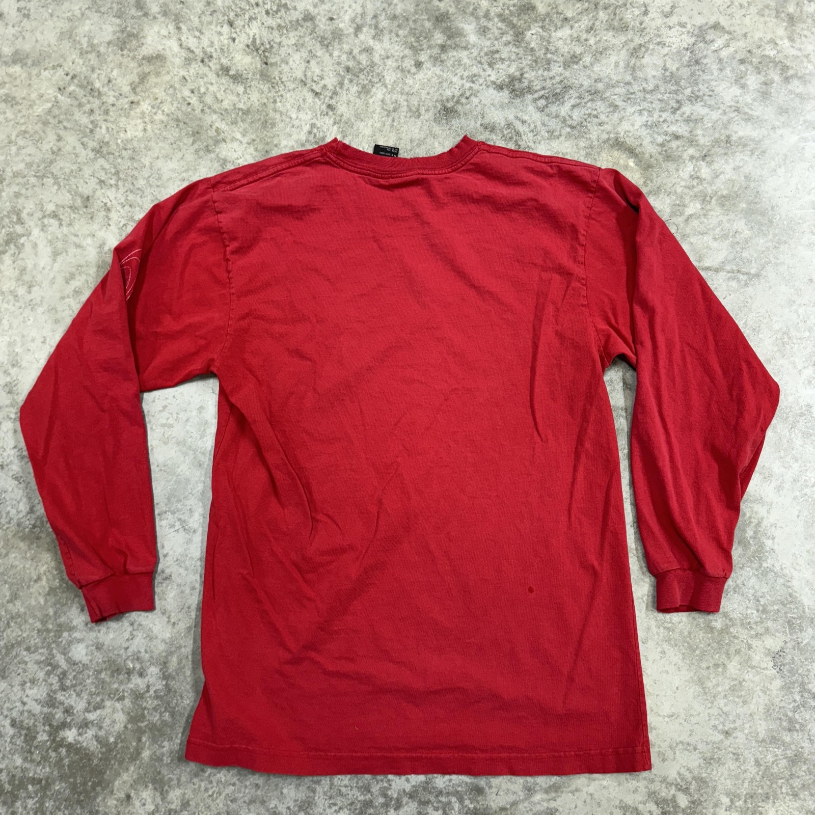 Starter Shirt Mens Medium Red Long Sleeve Athletic Graphic Logo Vintage Style gallery