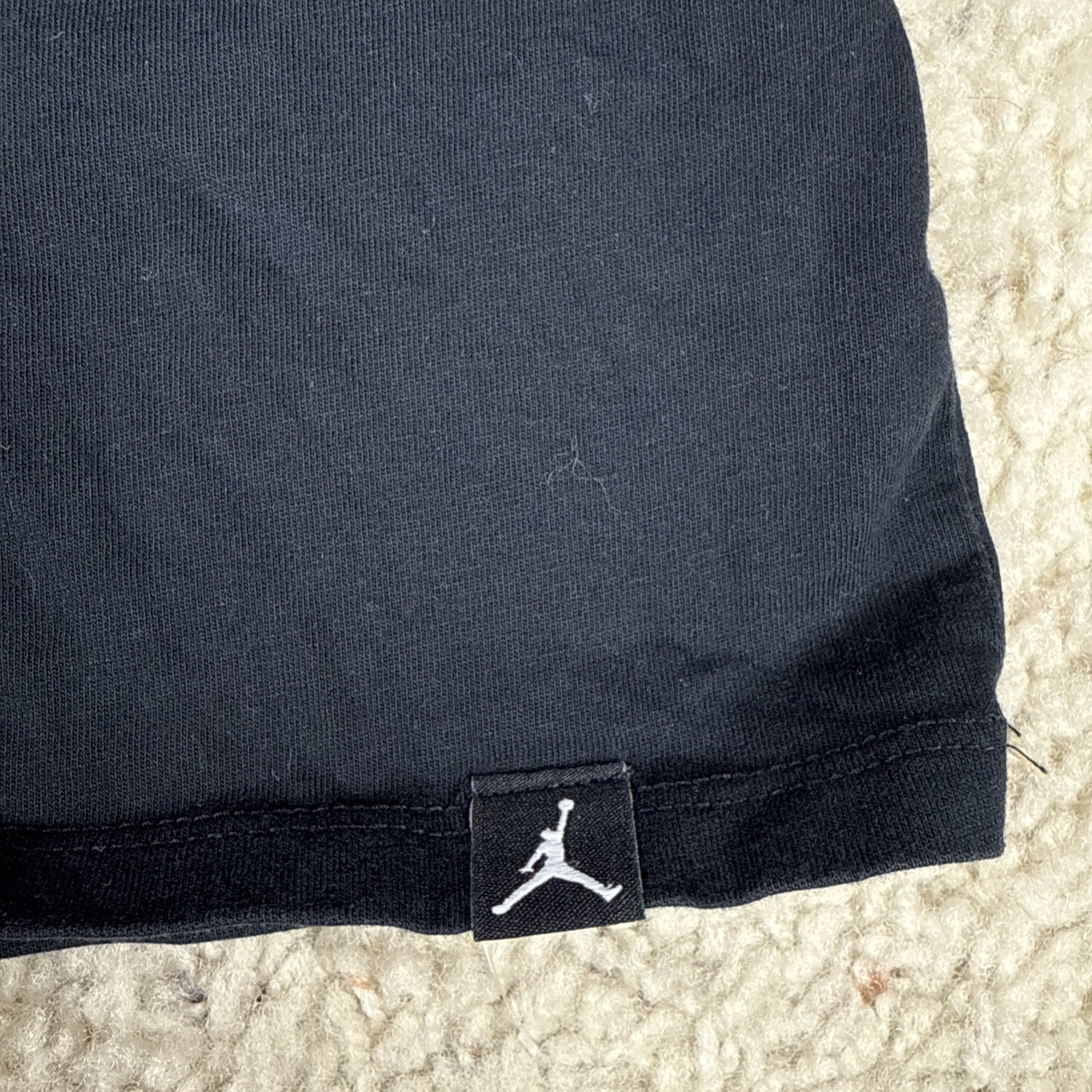 Nike Air Jordan Jumpman Logo Tee Mens T-Shirt Black Green Size L Sportswear Top gallery