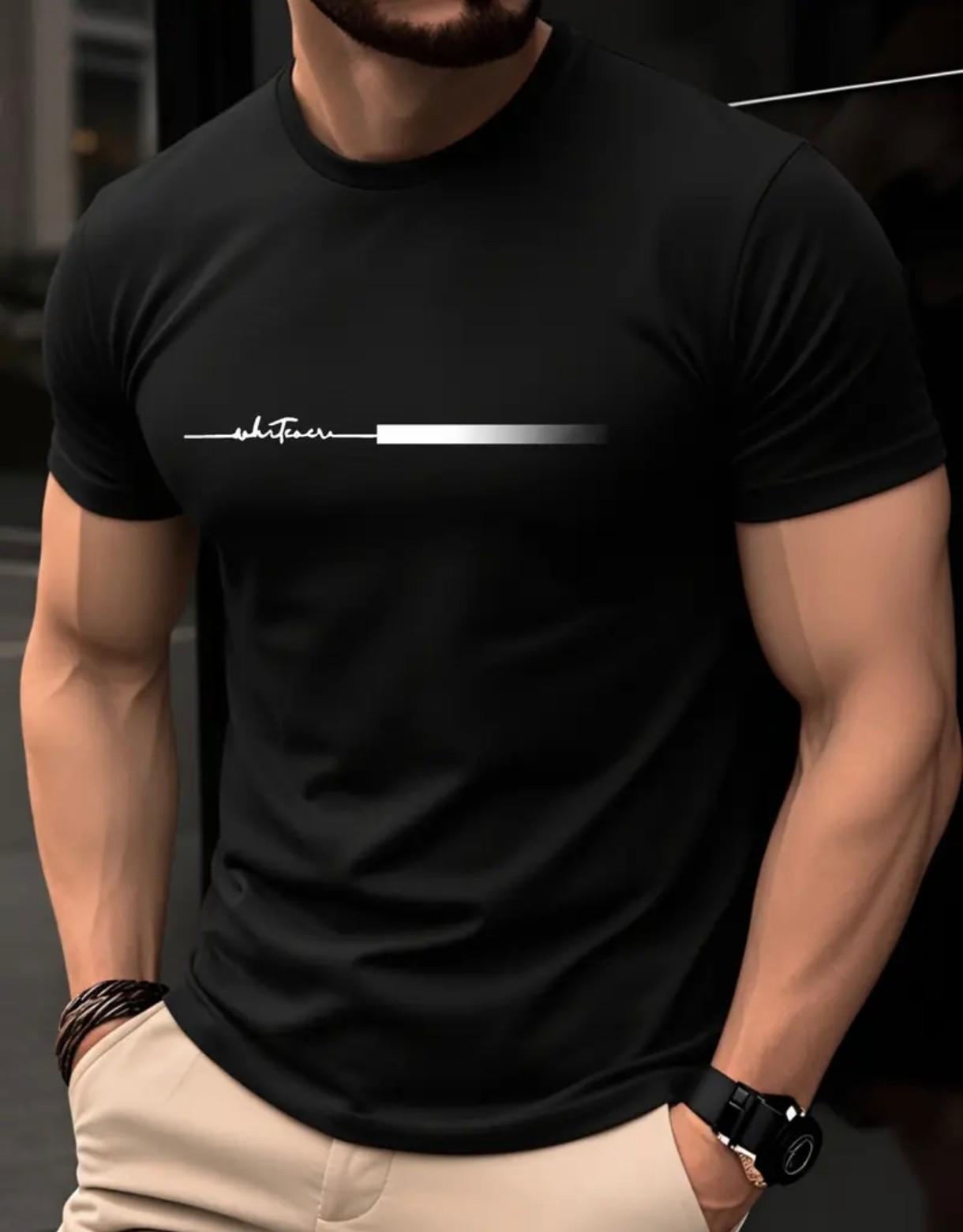 Men’s 100% Cotton T‑Shirt Soft Breathable Casual Top gallery