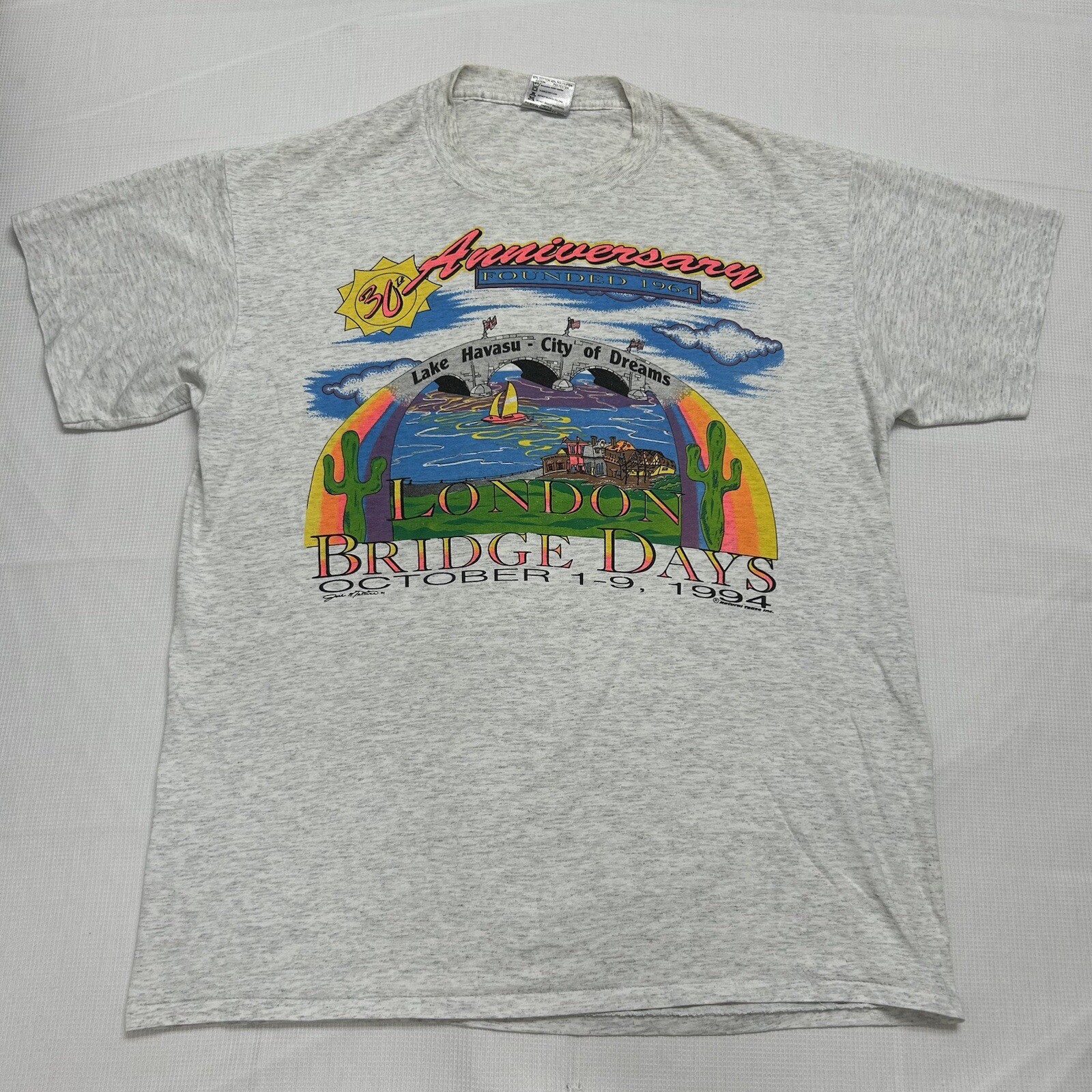 Vintage 1994 London Bridge Days 30th Anniversary OneIta Xl Men’s T-Shirt gallery