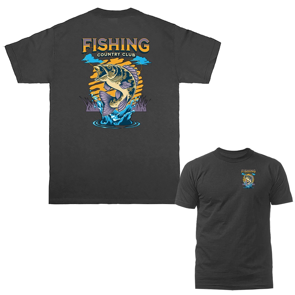 Fishing Club Legends Bass Fishing Outdoor Sports T-Shirt gallery